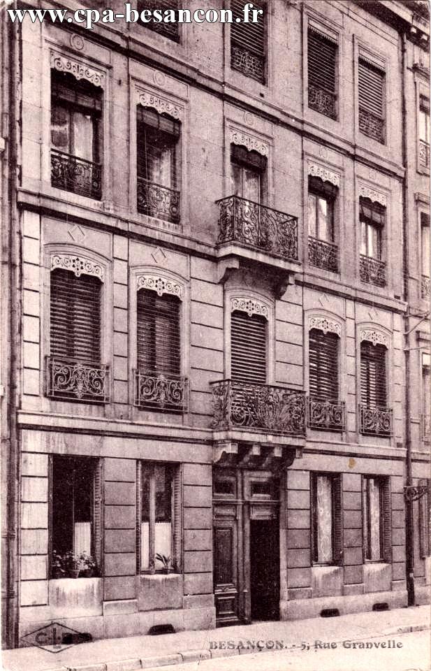 BESANÇON. - 5, Rue Granvelle